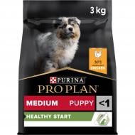Корм сухой ProPlan by Purina Medium Puppy <1 Healthy Start для щенков с курицей 3 кг