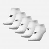 Шкарпетки 4F SOCKS CAS M479 (5pack) 4FWMM00USOCM479-10S р.43-46 білий 5 шт.