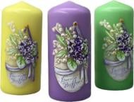 Свічки Писанка-Конвалія 60х120 мм Pako-If