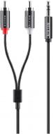 Кабель Belkin 3.5 jack – 3RCA 1,5 м чорний (AV10092bf1.5M) аудио