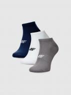 Шкарпетки 4F SOCKS CAS M442 (3pack) 4FWMM00USOCM442-95S р.43-46 різнокольоровий 3 шт.