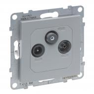 Розетка TV+R+SAT оконечная Legrand Suno IP20 алюминий 721369