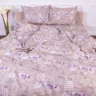 Комплект постільної білизни MirSon Microsatin Premium 15-0229 Cappuccino мульті