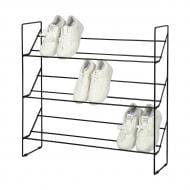 Підставка для взуття Fabrika HOME ART NEO на 3 полиці 735x200x730 мм чорний (FK1079B)