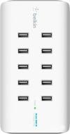 Зарядна станція Belkin RockStar 10 PORT USB-A CHARGER white (B2B139vf)