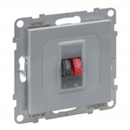 Розетка акустическая Legrand Suno IP20 алюминий 721392