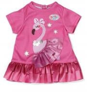 Одежда для куклы Zapf Baby Born Платье из фламинго 43 см 839423