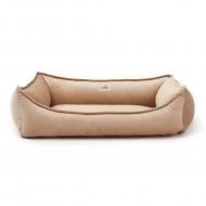 Лежак PETBED Velor Комфорт М 80x60x23 см бежевий