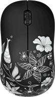 Миша 2E MF209 WL Night flowers black Миша 2E MF209 WL Night flowers black