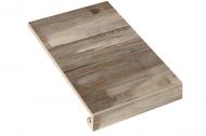 Плитка Zeus Ceramica Legno кутова ліва сходинка SZBXLV6BRP2 15x34,5x3,5