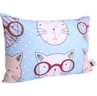 Подушка №3082 Сolor Fun Line Whales хлопковая средняя MirSon 50x70 см мульти