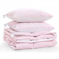 Набор пуховый №1932 Bio-Pink Деми 90% пух (подушка 50x70 средняя) одеяло 140x205 см MirSon розовый