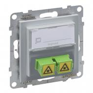 Розетка компьютерная Legrand Suno IP20 алюминий 721347