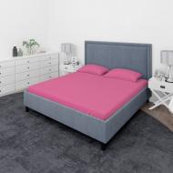 Простынь трикотажная на резинке 90x200 см фуксия Rigel
