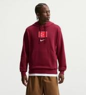 Джемпер Nike TUR M NK PO CLUB HOODIE FT IO8878-677 р.M красный