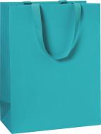 Пакет подарунковий One Colour turquoise 25x13x36 см STEWO