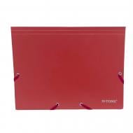 Папка пластикова на резинках А4 червона JJ40941-red H-Tone