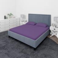 Простынь трикотажная на резинке 90x200 см фиолетовая призма Rigel