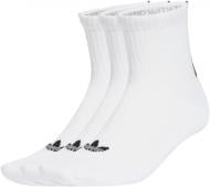Носки Adidas 3S 1/4 SOCKS 3P JV7423 р.XL черный 3 шт.