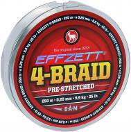 Шнур DAM Effzett 4-Braid 125м 0.18мм 9кг 52680