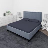 Простынь трикотажная на резинке 90x200 см средневековый синий Rigel