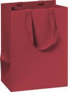 Пакет подарочный One Colour dark red 10x8x14 см STEWO