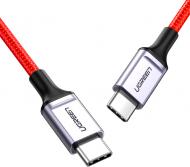 Кабель UGREEN US294 USB 2.0 Type C Male to Male Cable Aluminum Nickel Plating 1 м red (60186)