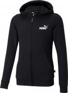Джемпер Puma ESS SMALL LOGO FULL-ZIP HOODIE TR G 58703301 р.128 черный