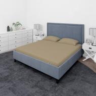 Простынь трикотажная на резинке 90x200 см горчичный Rigel