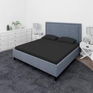 Простынь трикотажная на резинке 90x200 см черный Rigel