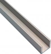 Профиль Braz Line 15х10х1,5 мм анодированое серебро 1 м
