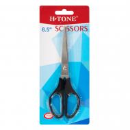 Ножницы 165 мм в блистере черные H-Tone SCIS-HT-JJ40653-165