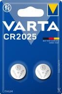 Батарейки Varta BLI 2 lithium CR2025 2 шт.