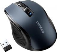 Мишка бездротова UGREEN MU006 Ergonomic Wireless Mouse 2.4G 4000DPI Silence Design blue (90545)