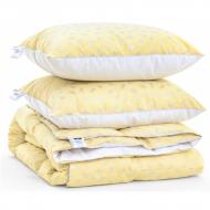 Набор пуховый №1940 Bio-Beige Деми 70% пух (подушка 50x70 упругая) одеяло 155х215 см MirSon бежевый