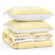 Набор пуховый №1940 Bio-Beige Деми 70% пух (подушка 50x70 упругая) одеяло 220x240 см MirSon бежевый