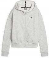 Джемпер Puma TRAIN FAVORITE FLEECE FULL ZIP 52423304 р.L серый