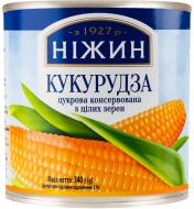 Кукурудза консервована ТМ Ніжин цукрова з цілих зерен 340 г