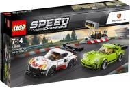 Конструктор LEGO Speed Champions Porsche 911 RSR и 911 Turbo 3.0 75888