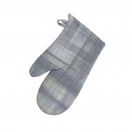 Прихватка-рукавиця Paris Клітинка 13x36 см графіт La Nuit