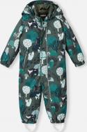 Комбинезон унисекс Reima Puhuri р.80 темно-зеленый 5100116A-8518