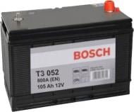 Аккумулятор автомобильный Bosch T3 105Ah 800A 12V «+» слева (0092T30520)