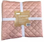 Покрывало декоративное Матсатин 210x240 см Zastelli розовый