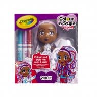 Набір для творчості Crayola Colour n Style Стильні дівчата Віолетта 918939.005