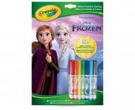 Книга-розмальовка Crayola "Disney Frozen", 32 сторінки та 7 фломастерів 04-5900G