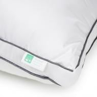 Подушка №0522 Luxury шелковая мягкая MirSon 50x50 см белый