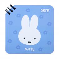 Блокнот на спирали YES Miffy Blue 110x110 мм 80 лист. линия 152252 Блокнот на спирали YES Miffy Blue 110x110 мм 80 лист. линия 152252