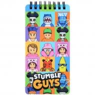 Блокнот YES 80x160 мм 60 лист. Stumble Guys Heroes клетка 152210