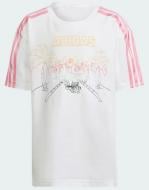 Футболка Adidas LK DY MI T SS24 IN7302 р.104 белый
