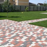 Тротуарна плитка Золотий Мандарин Старе Місто (завод) червона h 40 мм (10429708)